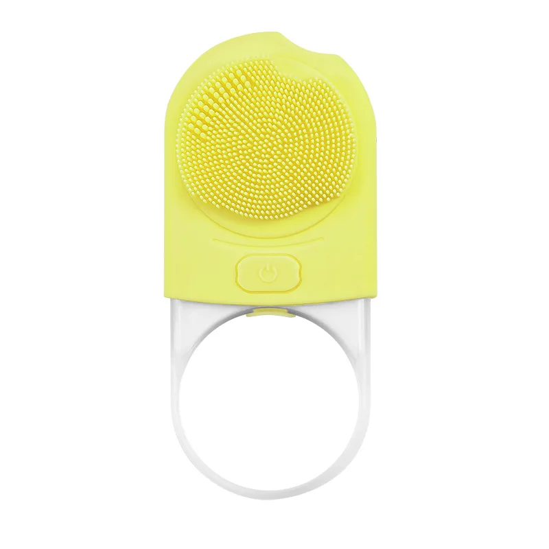 

Warm Magnetic Therapy Electric Silicone Cleansing Iinstrument Ultrasonic Vibration Four-Speed Adjusting Face Washer