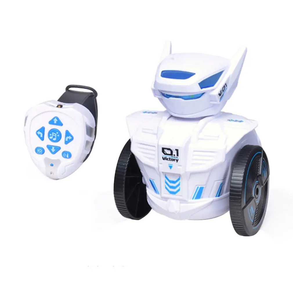 

2.4G Kids Watch Remote Control Car Gravity Detection Science and Technology Assembling Robot Scientific Toy
