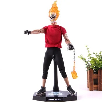 

Agents of S.H.I.E.L.D. With LED Light Marvel TMS 005 PVC Collection Model Toy Hot Toys Ghost Rider Action Figure