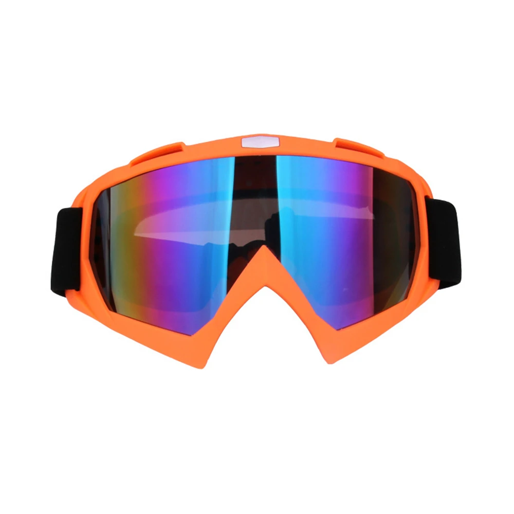 Очки для катания на лыжах и Для мужчин Для женщин очки для катания на сноуборде UV400 защиты Лыжный Спорт очки с защитой от ветра снега Лыжный Спорт очки для взрослых Анти-туман Лыжная маска - Цвет: Orange-Colorful