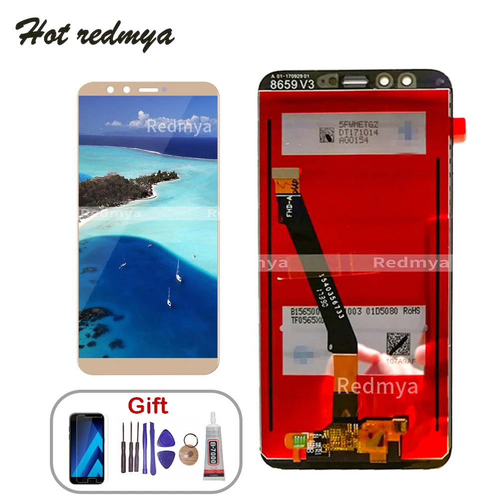 

Display For Huawei Honor 9 lite lCD Frame For Huawei Honor 9 Youth Edtion Touch screen Digitizer Assembly LLD-L31 with Free Tool