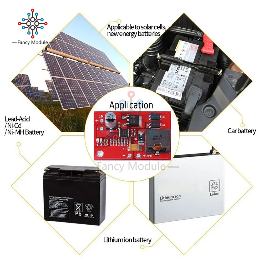 18650 модуль зарядки аккумулятора 12V MPPT контроллер солнечной панели 3 серии литий-ионный аккумулятор для 18650 модуль зарядки аккумулятора