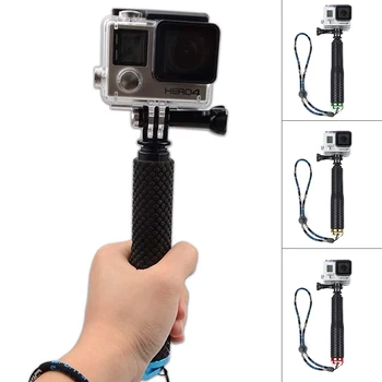 

For Go Pro Accessories Handheld Extendable Pole Monopod Selfie Stick for GoPro HERO5 6 7 HERO4 Session for HERO 5 4 3+ 3 2 1