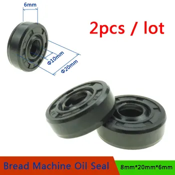 

2pcs 10*20*6mm Oil Seal Ring for Bread Maker Breadmaker Baker's Machine Blender Repair Parts Bread Machine Spare Parts Wearable
