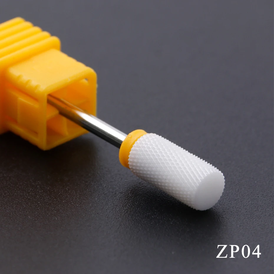 1 шт. керамическое сверло для ногтей для электрического маникюрного станка, Фрезерные фрезы, сверлильные фрезы, инструменты для полировки ногтей, BEZP01-05 - Цвет: ZP04