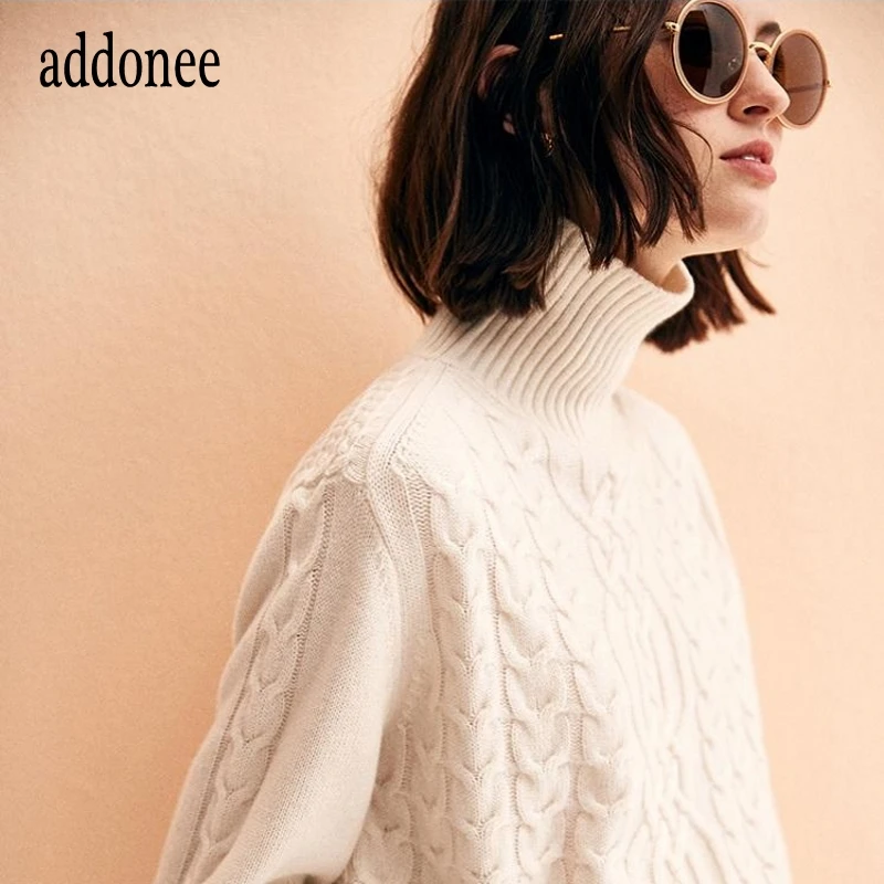 Водолазка, свободный, толстый, теплый,, высокое качество, весна, осень, зима, женский кашемировый шерстяной пуловер, свитер, на каждый день, большой размер, гибкий