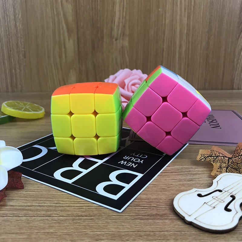 Z cube 3x3x3 Хлебница пилованная кубик без наклеек головоломка на скорость волшебный куб головоломка игрушка для детей взрослых подарки-красочные
