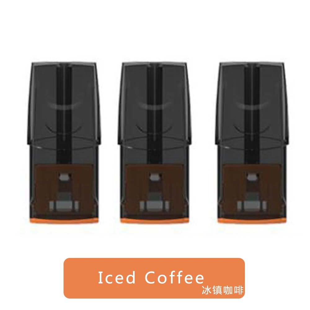 3pcs Iced Coffee Vape pod kit 350 мАч батарея compatibale Relx Pods 2,0 мл ом испаритель электронная сигарета стартовый комплект - Цвет: 3pcs Iced Coffee