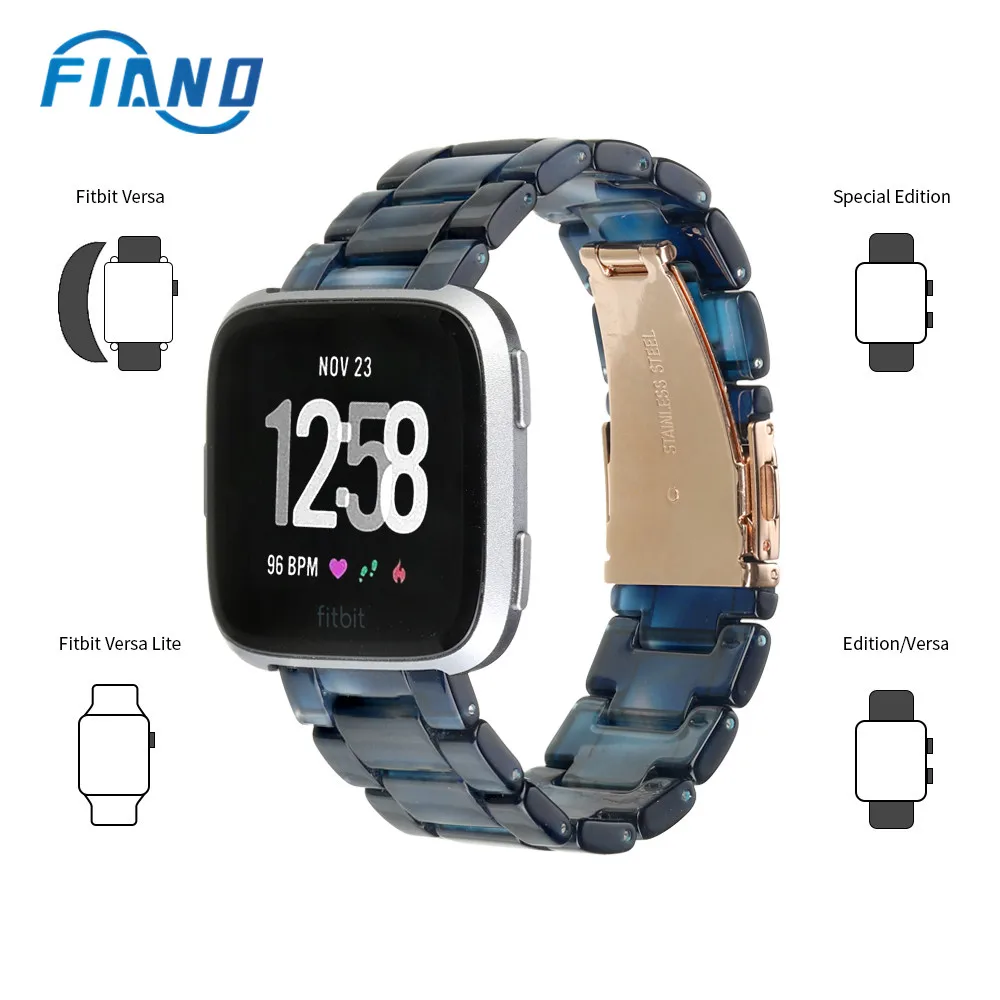 Ремешок полимерный 22 мм для часов Fitbit Watch Versa/Versa 2/Versa Lite Edition модный сменный