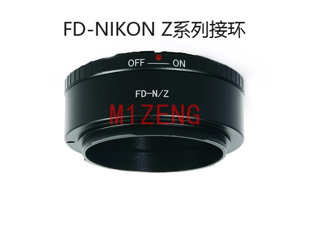 Anello Adattatore Fd-Nz Con Treppiede Per Obiettivo Canon Fd Fl A Nikon Z Z5 Z6 Z7 Z6Ii Z7Ii Z50 Corpo Fotocamera Mirrorless
