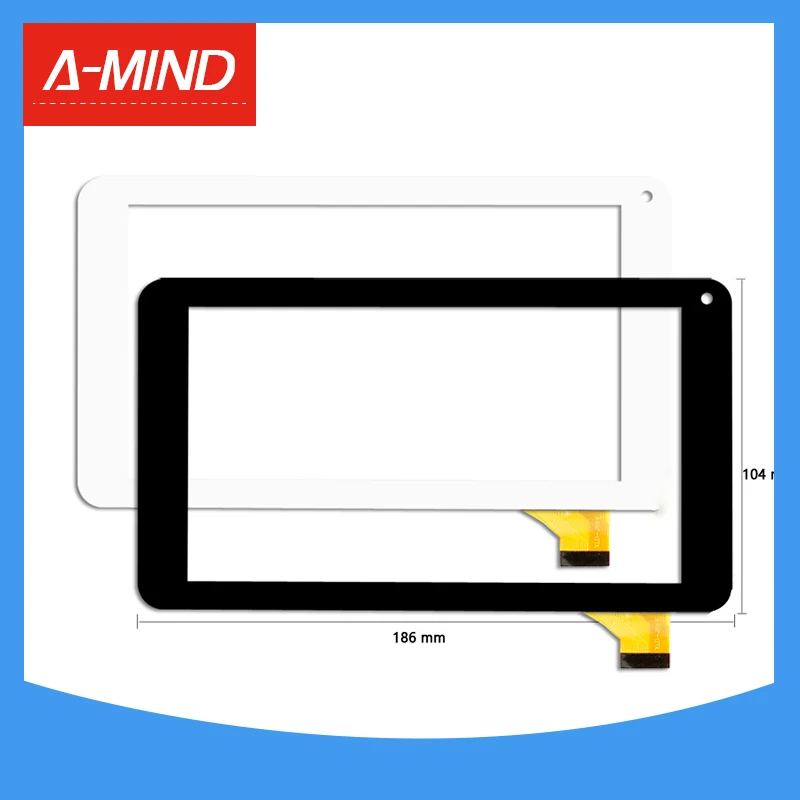 New For 7'' inch Hyundai Hdt-7433X Tablet Capacitive touch screen panel digitizer Sensor replacement Phablet Multitouch |