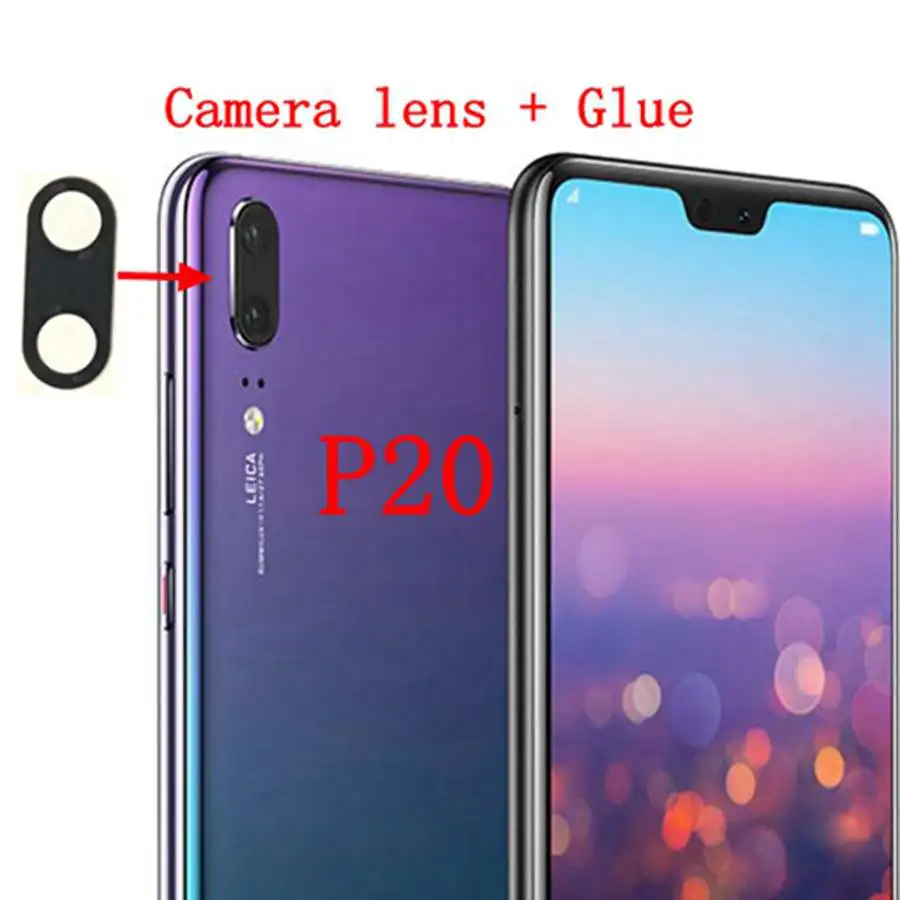 2pcs Lot New Back Rear Camera lens glass replacement Huawei P20 P20 lite P20 Pro P30 5
