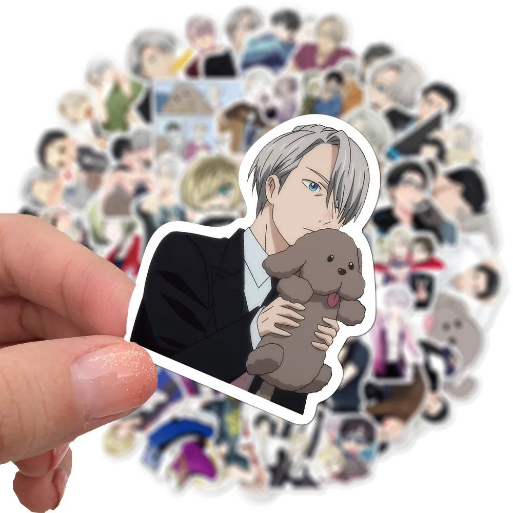 Ice-Graffiti Stickers Skateboard Luggage Laptop YURI Motorcycle Pegatinas for on 10/50pcs/pack