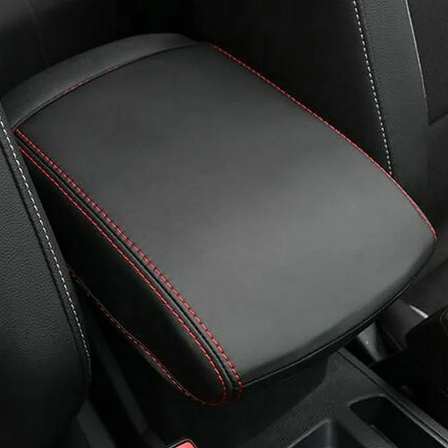 SBTMY Car-styling Interior trim for automobile armrest case decorative sleeve Accessories For 2017 2018 Volkswagen Vw T-ROC T red line