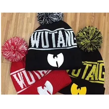Wu Tang Pompom зимние шапки бини для женщин и мужчин Billie Eilish Ice cap Pom Hat Ladies Beenie hats забавные шапки для женщин и мужчин s Beanies