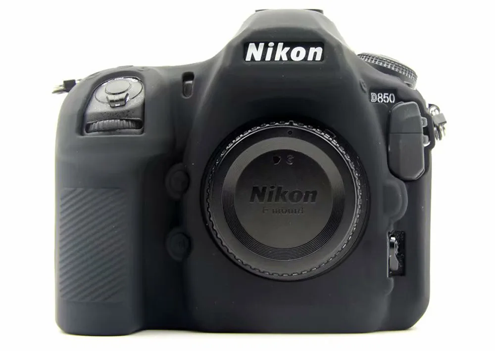 Black CAENBOO для Nikon D850 сумка для камеры Мягкий силиконовый резиновый защитный чехол для тела чехол для Nikon D850 сумка универсальные аксессуары - Цвет: Black