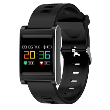 

New K88 Plus Smart Wristband Blood Pressure Bracelet Color Display IP68 Waterproof Fitness Tracker Band for Android IOS black