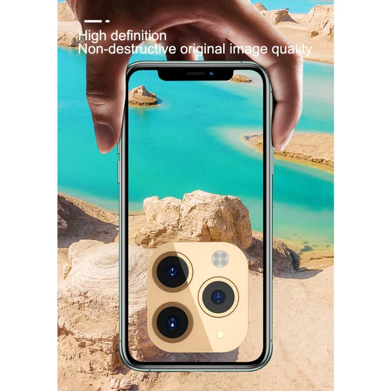 Камера 3D Защитная Наклейка на рассеиватель для IPhone X XS MAX крышка камеры секундная