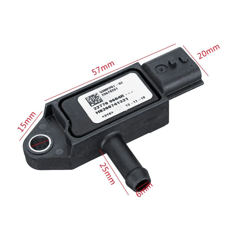 Автомобильный DPF датчик давления выхлопных газов для Nissan/Renault/Vauxhall/Opel 22770-9604R H8200741321
