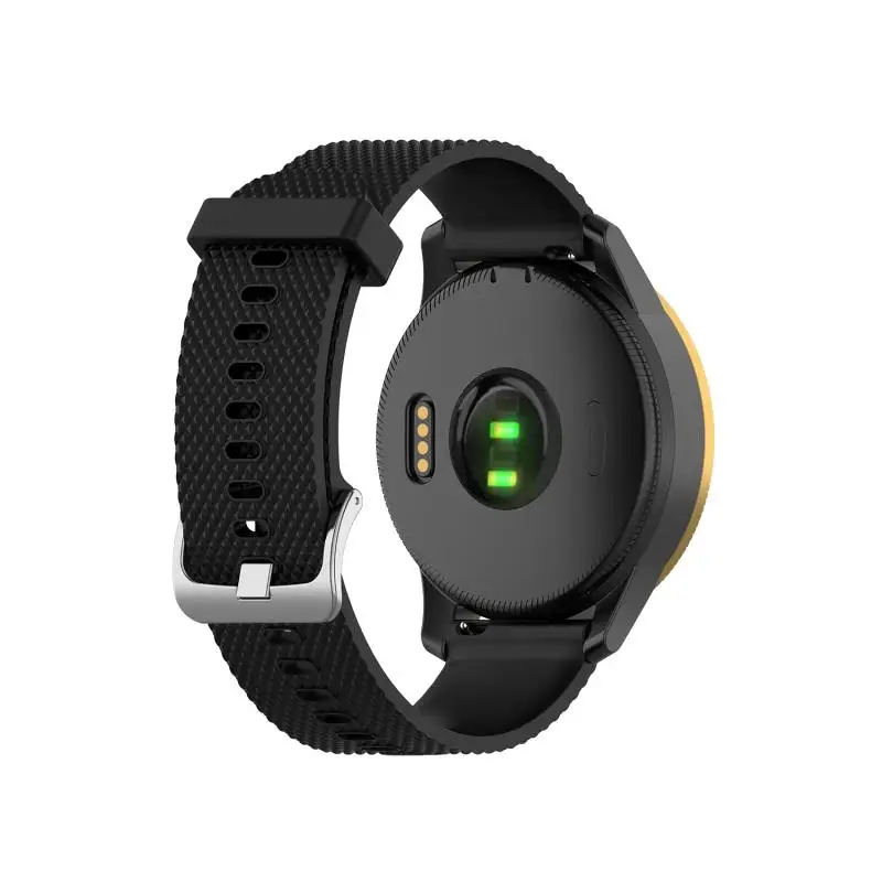 20 мм силиконовый ремешок для часов Ремешок для Garmin Venu Смарт-часы ремешок браслет умные Сменные аксессуары текстурный браслет