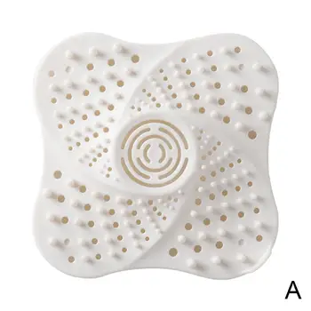 

Silicone Sink Drain Strainer Hair Catchers Rubber Shower Water Stopper Bathroom Floor Filter Bathtub Kitchen Deodorant Plug T0W5