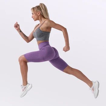 

Misswim Solid women's clothing leggings women Fitness clothing push up hip High waist workout short leggings Tracksuit New