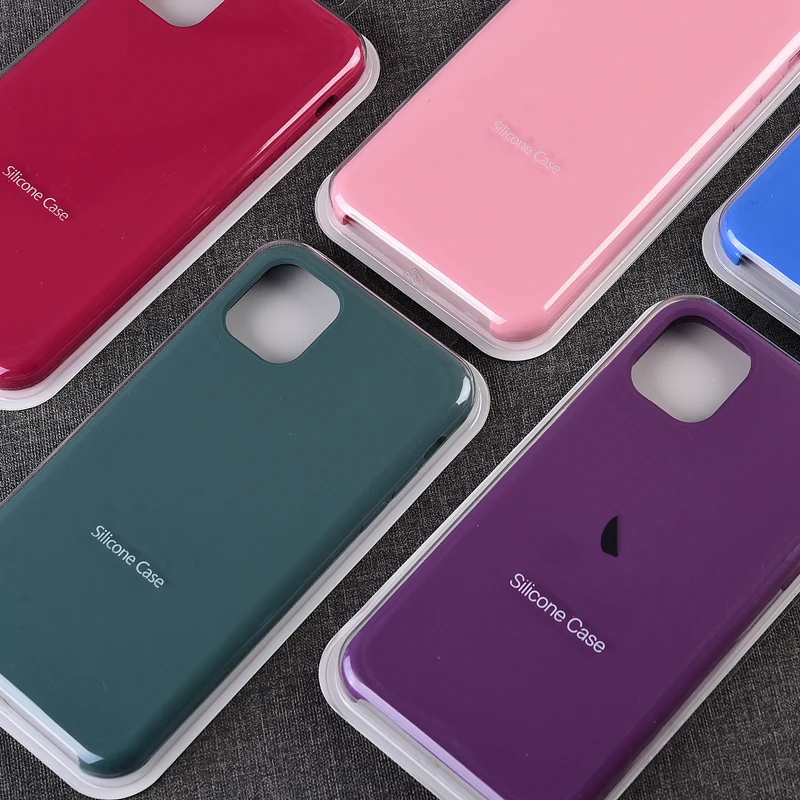 Роскошный Официальный чехол для телефона с логотипом s для iphone 11 Pro Чехол для Apple 7 6s 8 6 Plus X XR Xs MAX силиконовый Жидкий чехол