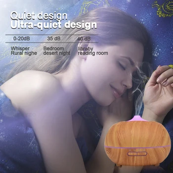

Air humidifier fragrance diffuser wood grain essential oil diffuser for office and home