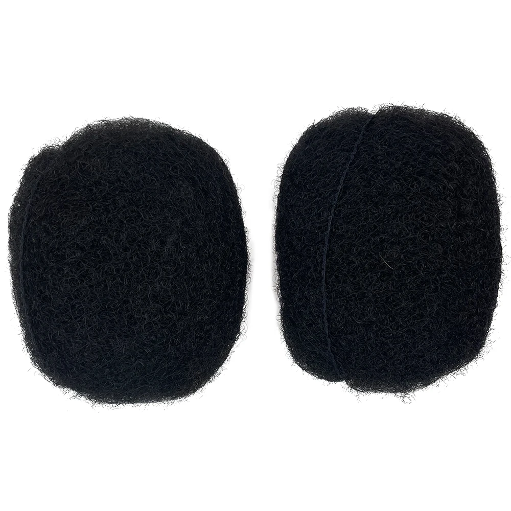 Tight Afro Kinky Human Hair,Ideal for Making,Locs Repair,Extensions,Twist,Braids 4 Bundles/Package #1 Jet Black