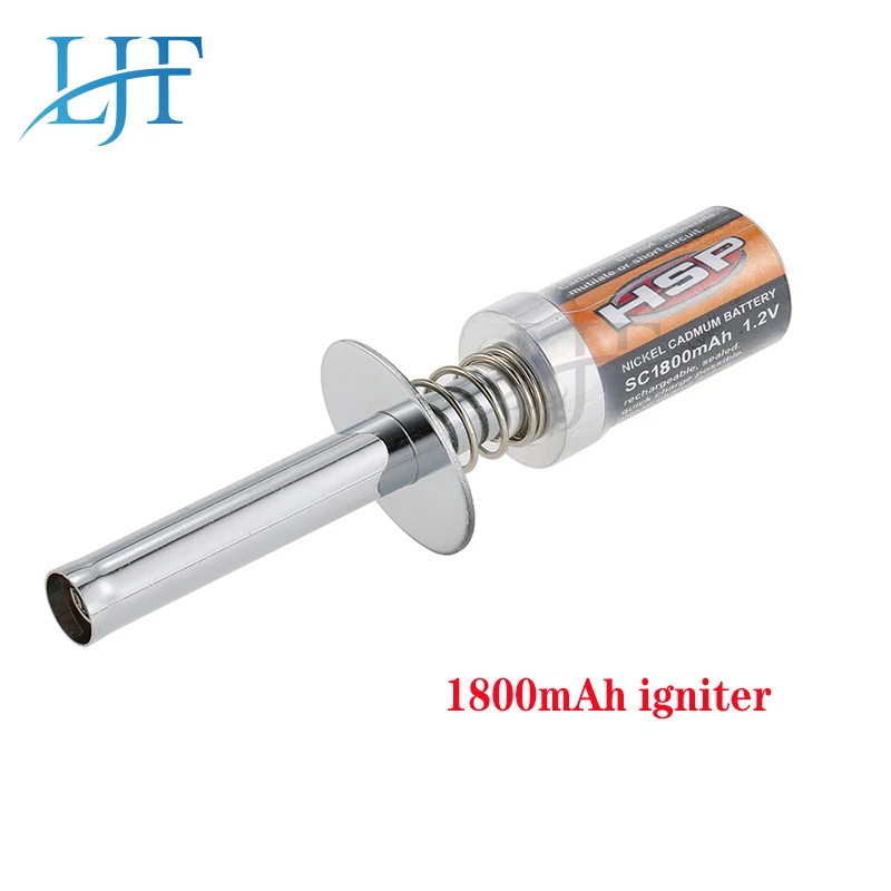 HSP Gas RC Nitro двигатель двигателя свечение 1 2 в 1800 мАч 3600 перезаряжаемая свеча
