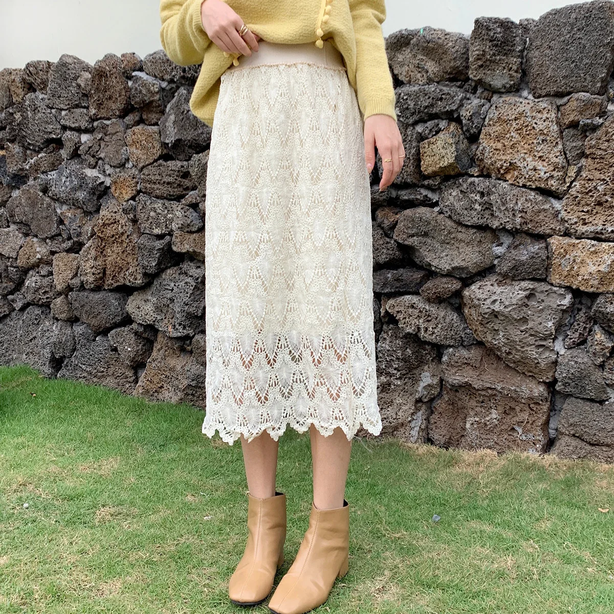 

2020 new Korean spring and autumn straight skirt