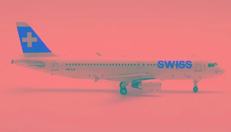 Модель самолета JFOX SWISS AIRBUS A320 HB-IJK 1/200