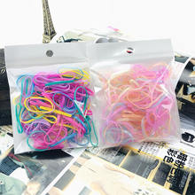 1000pcs pack Disposable Rubber Bands Elastic Hair Ties Kids Girl Ponytails Holder for Braids Wedding Hairstyle Supplies BCC02