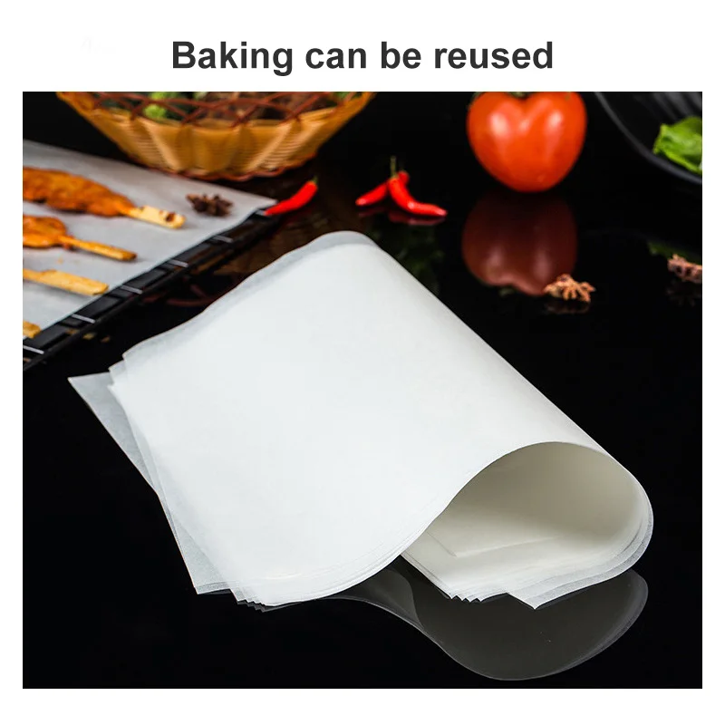 5M Baking Paper Parchment Paper Rectangle Baking Sheets for Bakery BBQ  Party,Oven Mitts