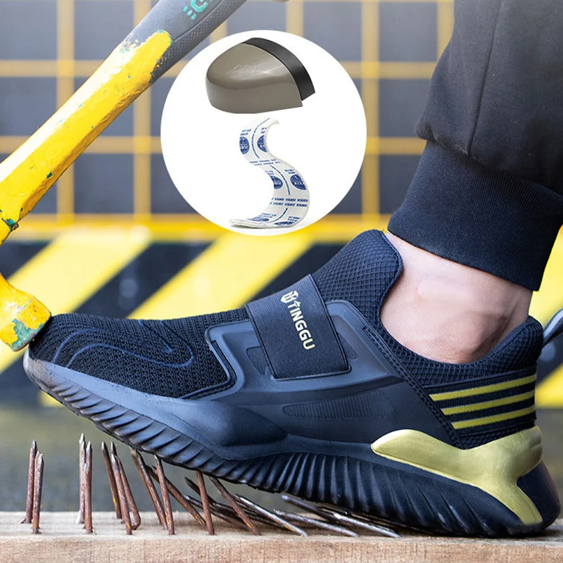 Men Steel Toe Cap Work Safety Shoes Sneakers Lightweight Work Boots Indestructible safety shoes men shoes