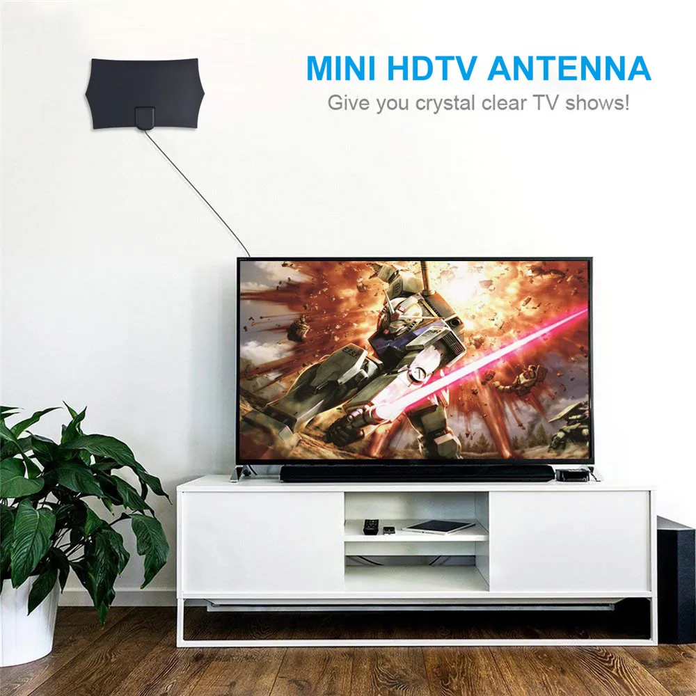Антенный усилитель 300 миль диапазона HD 4K ТВ антенна 1080P Цифровая палка цифровой