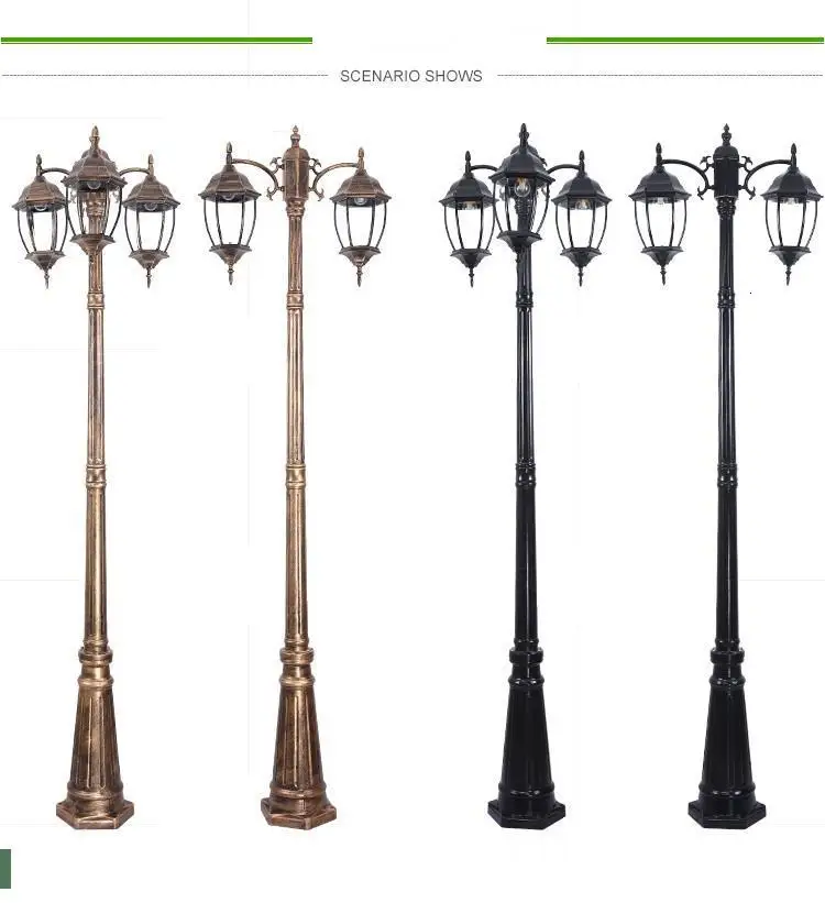 Farola сад Plaza Tuinlamp квадратный Lampioni да эстерно лампы Декор Uliczna Off Road светильник Exterieur уличный свет