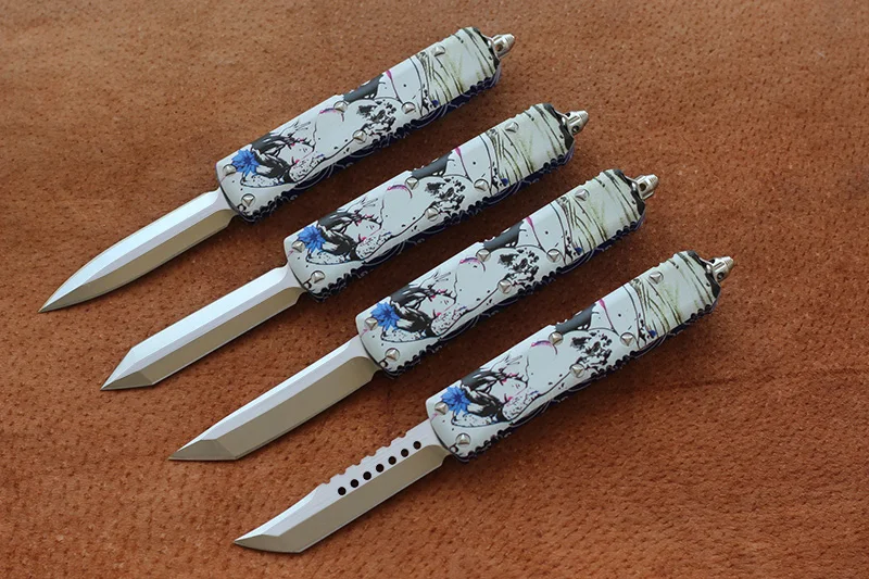 MIKER X85 однокромное лезвие с ЧПУ D2 6061-T6 алюминиевая ручка, Открытый EDC Охотничий Тактический инструмент обеденный кухонный нож
