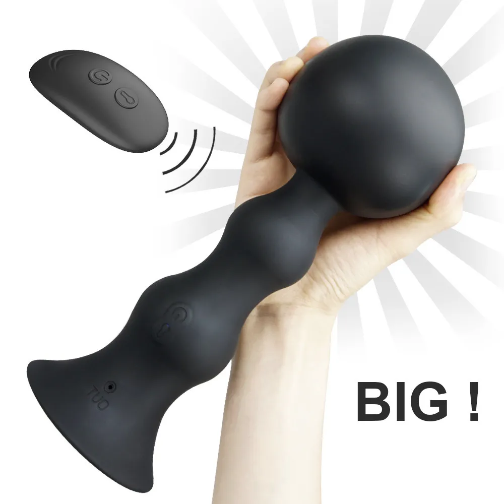 Anal Plug Dilator Wireless Remote Control Electric Inflatable Male Prostate Massager Anal Expander Adult Products