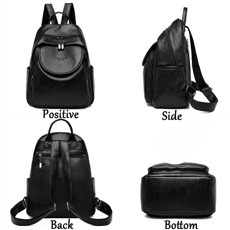 Женские кожаные рюкзаки, женский рюкзак для путешествий для девочек, школьная сумка, сумки на плечо для женщин, рюкзак Sac A Dos mochila feminina