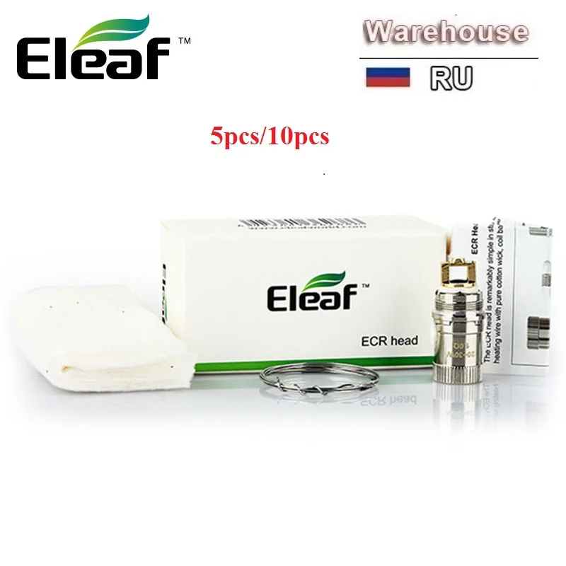 Атомайзер Eleaf ECR 100% оригинал катушка сопротивление 1 Ом для iJust 2/melo 3/melo 3 Mini|coil