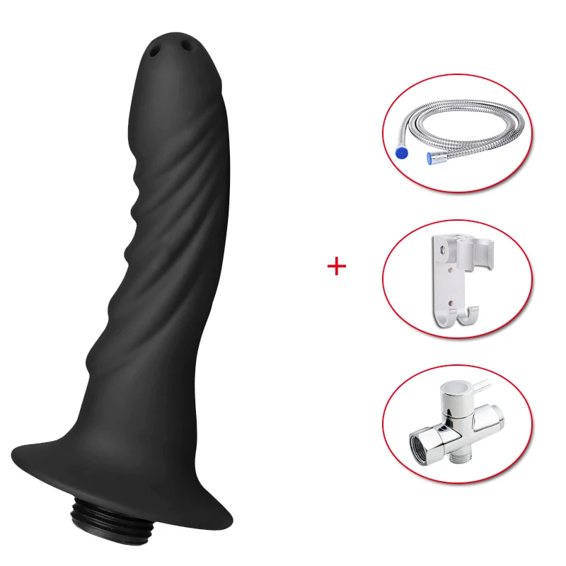 Silicone Anal Klysma Douche Enema Cleaning Bidet Hygienic Shower Lewatywa Douche Enema Anal Clistere Shattaf Bidet Anal Shower - Цвет: A6