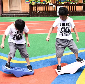 

Balance Board Kids Sensory Integration Training Kids Childhood Toys Rocking Seesaw Fitness Board Indoor Outdoor Activity Game