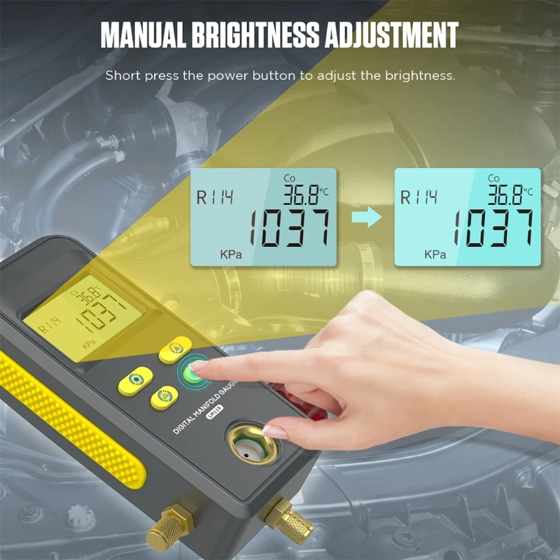 

Air Conditioning Vacuum Pressure Manifold Tester Vacuum Operation Test /Pressure Leak Test of Air Conditioner Refrigerat