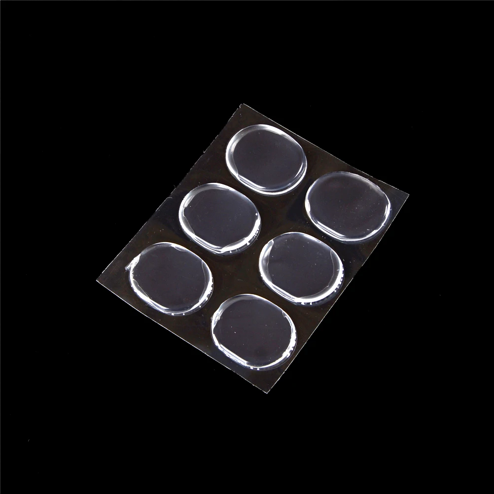 6pcs=3Pairs Silicone Insoles For Shoes Anti Slip Gel Pads Heel Rubbing Cushion