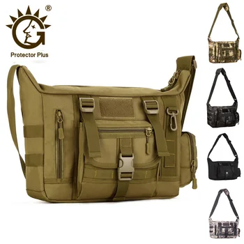 

Men's Tactical Sling Shoulder Bag 14 inch Laptop Waterproof Military Crossbody Bag Outdoor Hiking Camping Travel Messenger Bag