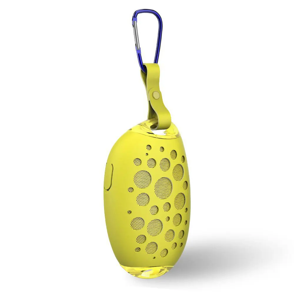 Yellow Мини Манго беспроводной Bluetooth динамик крюк портативный открытый стерео динамик с микрофоном IP54 Водонепроницаемый BT 5,0 громкий динамик звук - Цвет: Yellow
