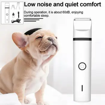 

Pet Cat Dog Trimmer Handheld Practical Portable ABS Nail Polisher USB Charging Shavers Pet Hair Clipper Styling Easy Operate