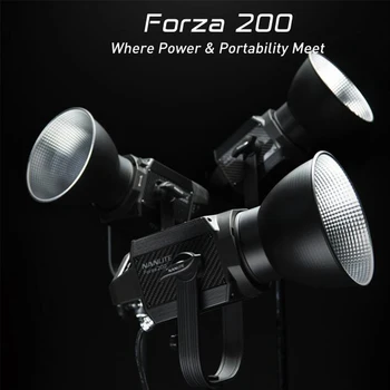 

Nanlite Nanguang Forza 200 200W Photography lighting Outdoor 5600K LED Monolight COB Light Bowens Mount Camera Studio light