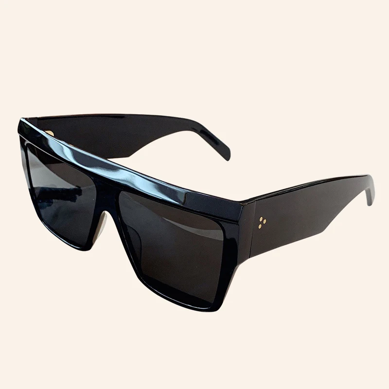 No.1 Sunglasses Мужские негабаритные Солнцезащитные очки женские роскошные брендовые дизайнерские винтажные Квадратные Солнцезащитные очки UV400 - Цвет линз: No.1 Sunglasses